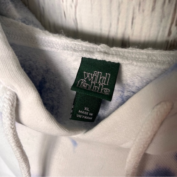 Wild Fable Tie-Dye Hoodie - Navy and White - Picture 2 of 4